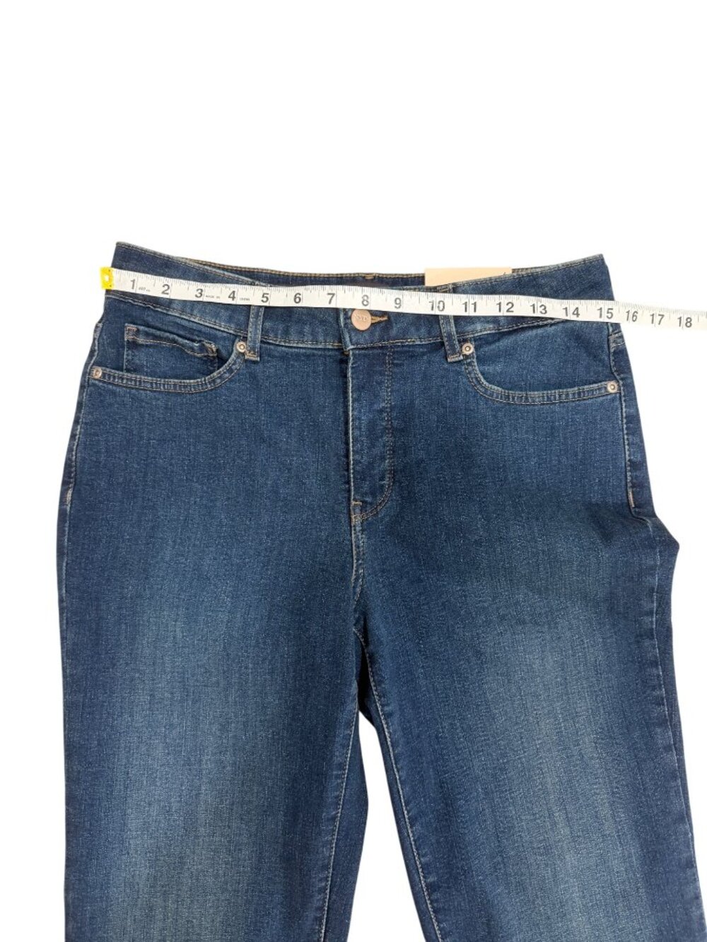 NYDJ Womens Size 6 Marilyn Straight Jeans Blue Denim NEW with Tags - Picture 5 of 9